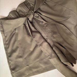 NWT Abercrombie Satin Tie-Waist Shorts